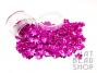 Fuchsia Cupped Flower Sequins